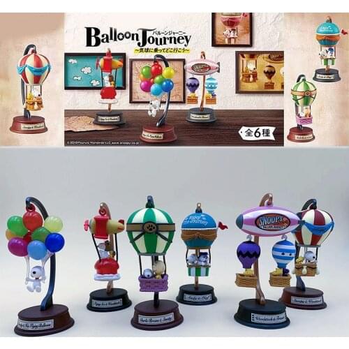 Snoopies Dog Dolls 6pcs/set Cartoon Snoppy Figures Table Ornament Car Decoration Collectibles Children Gifts Toy