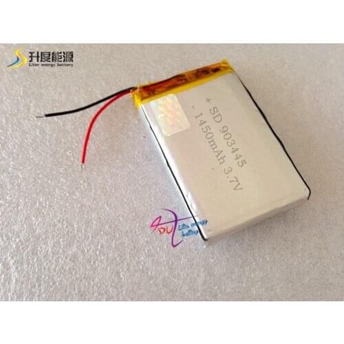 Liter energy battery 903445 3.7V 1400MAH lithium-ion polymer battery 903443 vehicle traveling data recorder LED