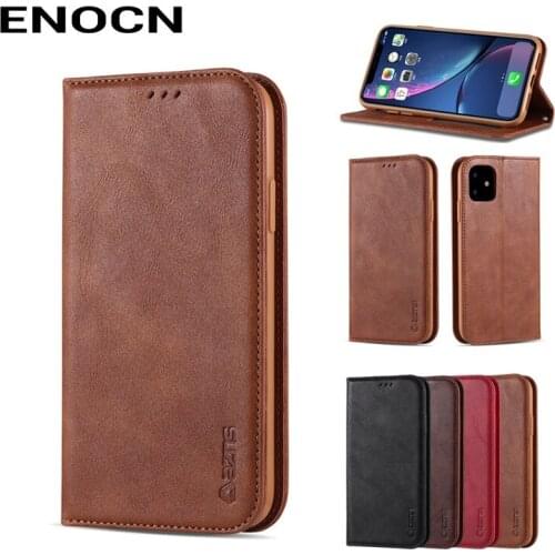 Magnetic Flip Case For iPone11 6.1" Case iPone11 6.1" Cover Luxury Leather Wallet Phone Case