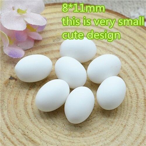 Small cute duck eggs Resin 3D Cabochon Miniature Food Decoration Charm Craft