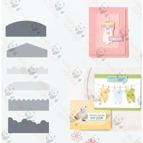 BASIC BORDERS Metal Cutting Dies Stencils For DIY Scrapbooking Decorative Embossing Handcraft Die Cutting Template