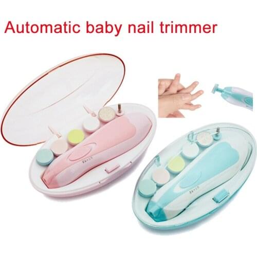 Portable Electric Safe Nail Clipper Cutter Baby Trimmer Manicure Pedicure Clipper Scissors Kids Infant Baby Cutter Nail Care