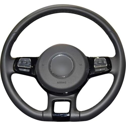 Hand-stitched PU Artificial Leather Steering Wheel Cover for Volkswagen VW Beetle 2012-2016 Up 2013-2016 Accessories