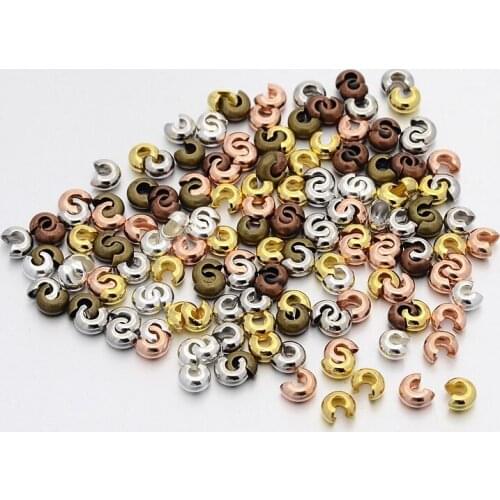 Mixed Color C-Type Iron Beads Ball Plunger DIY Bracelet Bag Buckle Crescent Bag Line Buckle Tail Buckle Bag Line Scattered Beads