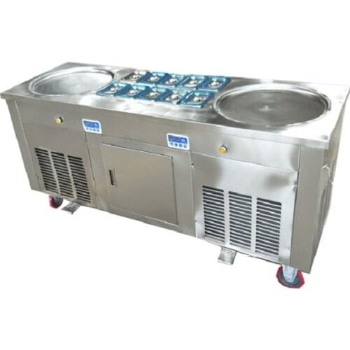 Big Pan Thai Ice Cream Rolling machine,fry Ice Cream Roller Machine With R410a Refrigerant