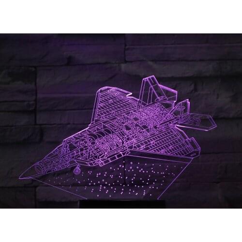 Stereo 3D bulbing licht speelgoed LED Night Light Colors Changing Table Lamp Transparent Acrylic Home Lighting Baby Veilleuse