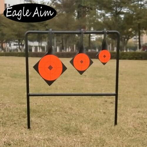 Archery/gun shooting target Heavy Duty Gun shooting .22 Rimfire spinner Three plate target Field target 6mm Hot Sale