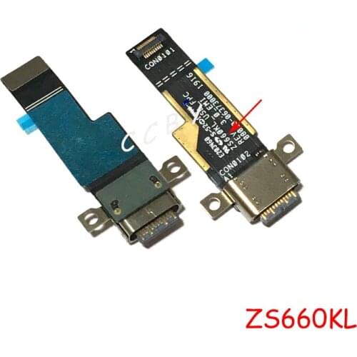 5pcs For Asus ROG Phone II 2 ZS660KL USB Charge Dock Port Connector Board USB Charging Port Flex Cable