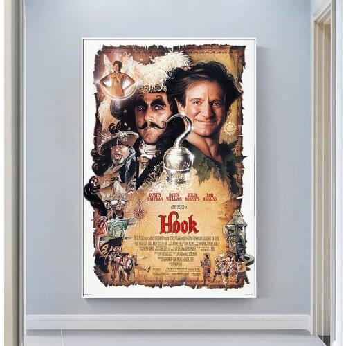 V0731 Hook Vintage Classic Movie Wall Silk Cloth HD Poster Art Home Decoration Gift