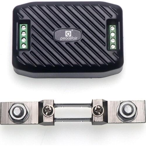 Peacefair PZEM-017 DC Voltmeter Digital Panel Meter Voltage Current Watt Kwh Energy Tester RS485 Modbus 300V with 200A Shunt