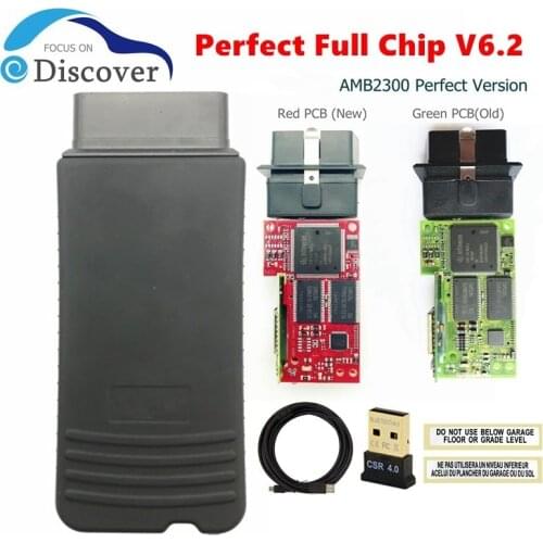 High quality 5054A V6.2 AMB2300 OKI Full Chip Perfect verison RED PCB 5054 With Buzzer Bluetooth Auto code reader free Keygen