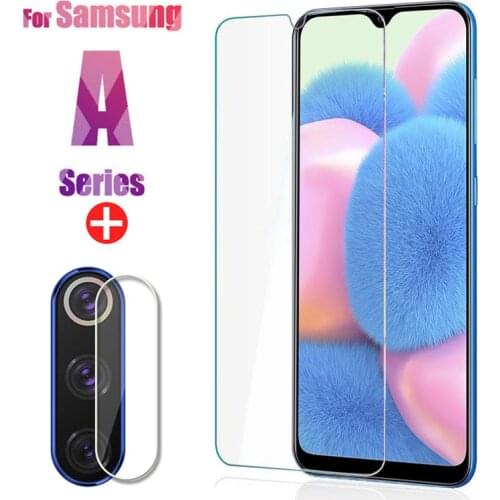 2 IN 1 Tempered Glass For Samsung A 30 S Screen Protector Protective lens glass for Samsung A30 A30S A 30S 30 s SM-A305F SM-A307
