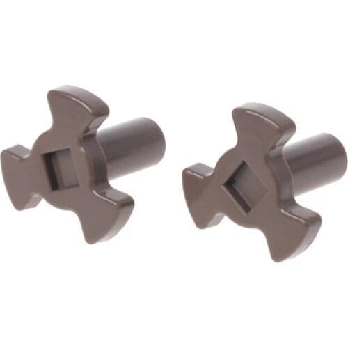2Pcs Universal Microwave Turntable Coupler Plate Support Stand Drive Cog Tools