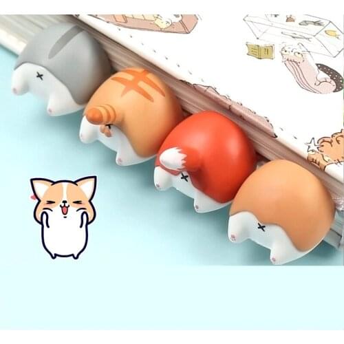 2 pcs Super Lovely Cute Cartoon Dog Cat Hamster Fox Bookmarks Novelty Book Reading Item Gift for Kids Children School