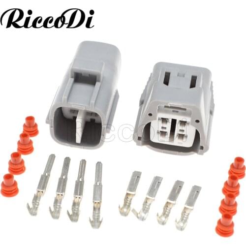 3Set Sumitomo 4 Pin Way TS 090 Male Female Sealed Oxygen Sensor Plug Connector 6188-0066 6189-0126 for Suzuki Toyota Corolla