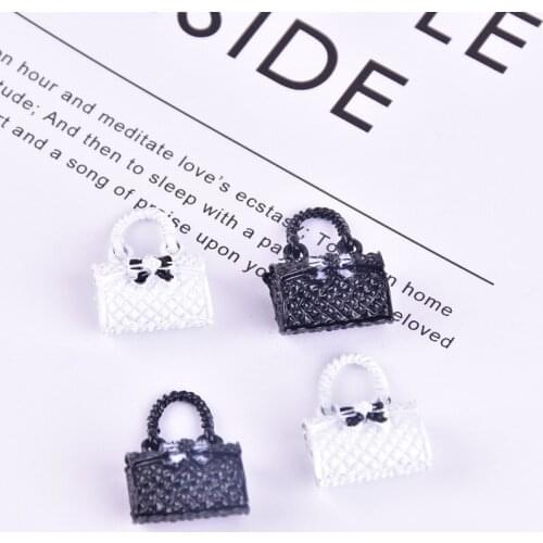 3d fashion three-dimensional package enamal Enamle Charms Metal Pendant Earring DIY Fashion Jewelry Accessories 5pcs