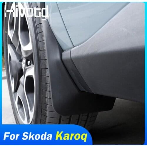 Mud Flaps For Skoda Karoq 2020 Accessories Car Mudguard Fender Protection Anti-Dirty Splash Cover Exterior Modification Parts