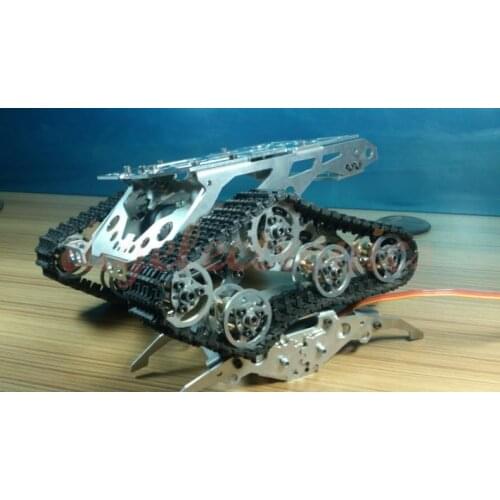 DIY Remote Control RC Tank Smart Robot Tank Chassis Track Crawler Wall Chassis Robot Tank Model Frame for Arduino Robot Project