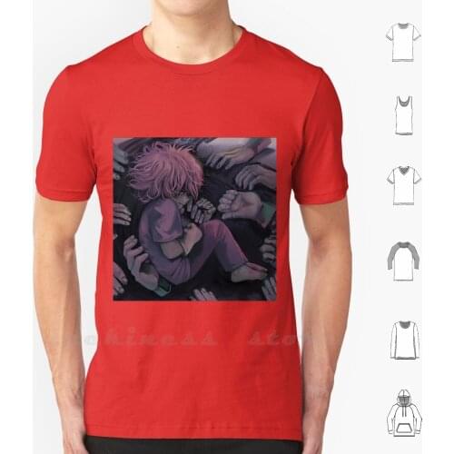 Mourning T Shirt Big Size 100% Cotton Bnha Halloween Mha Bokunoheroacademia Shigaraki Shigarakitomura Shimuratenko Tenko Afo