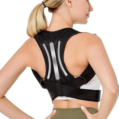 Medical Support Bar Shoulder Spine Therapy Posture Corrector Kyphosis Corset Upper Back Brace Support Belt NO Slouching Women