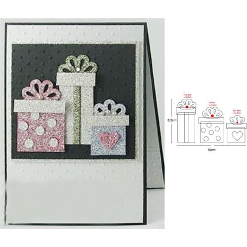 Metal cutting dies gift box chrsitmas 2020 new cut die mold Scrapbook paper craft knife mould blade punch stencils dies