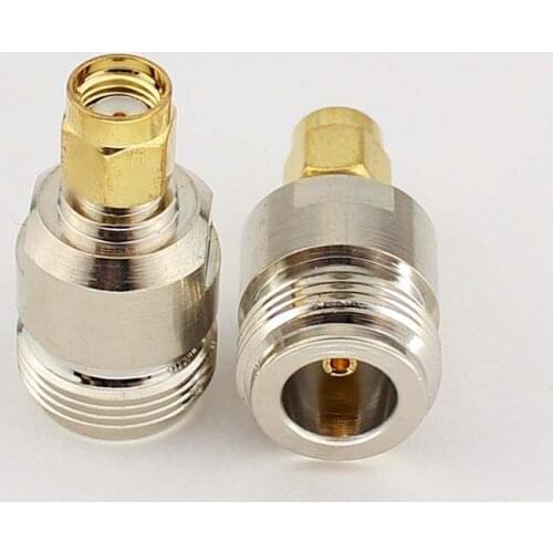 Radio frequency conversion head | connector N female head SMA SMA female head N mother turns outside screw hole