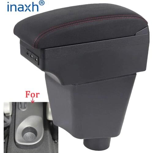 For Renault Clio 4 Armrest For Renault Captur Clio 3 III IV Car Armrest box Car accessories Storage box cup holder ashtray USB