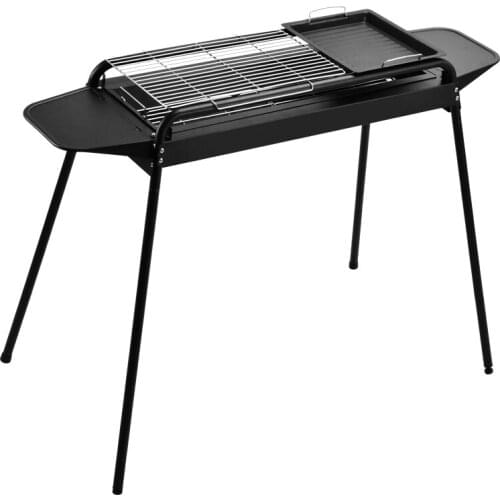 Full Set Household Charcoal Grill Stainless Steel Outdoor BBQ Heathy Easy to Clean Strengthen Load-bearing Multifunction Grill