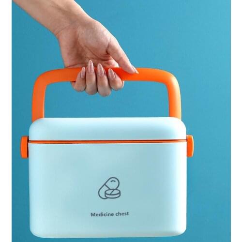 Portable Family First Aid Box Large Capacity Storage Box Multi-Functional Medicine Cabinet Family Emergency Kit Box Organizer