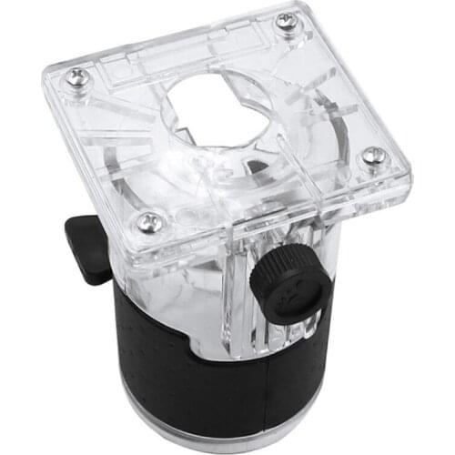 Durable Trimmer Base Woodworking Trimmer Router Transparent Plastic Base Power Tool Protective Accessory Hand Tools