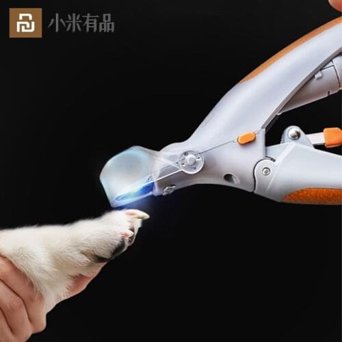 Professional Pet Dog Nail Clipper Grinder Led Pet Cat Nail Cutter Stainless Steel Scissors For Pet Supplie From Xiaomi Youpin