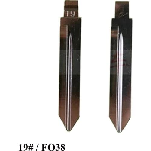 19# FO38 key blade universal Uncut Flip KD Remote Key Blade KEY DIY remote key blanks