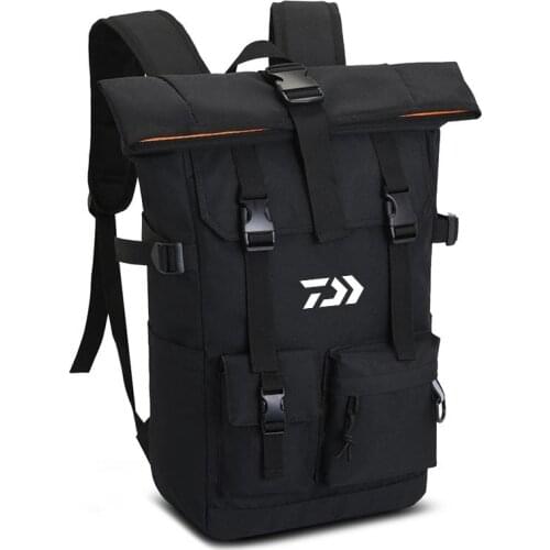 Outdoor Sports Men Large Capacity Fishing Bag Multifunctional Camping Shoulder Backpack Climbing Driving Multi-Purpose Bags