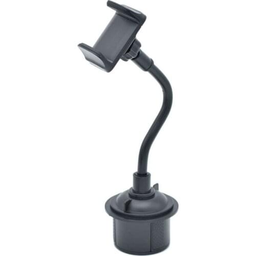 Universal Car Mount Adjustable Cup Holder Stand Cradle For Cell Phone Mobile GPS Black