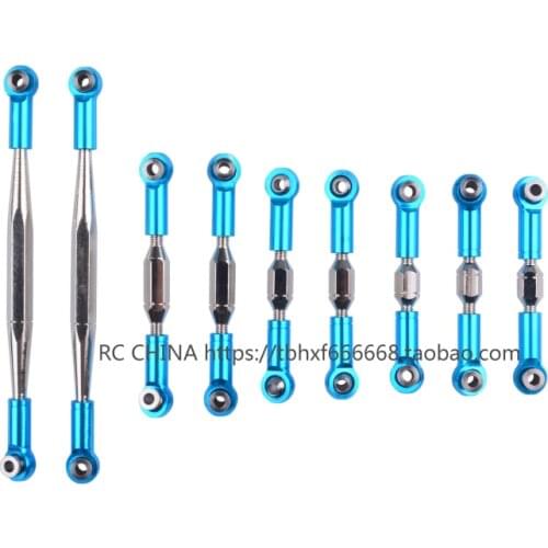 Wltoys 12428 12423 12428-B 12428-C 12628 RC Car Spare parts metal Rudder rod Steering rod Swing arm pull rod A /B Rear axle rod