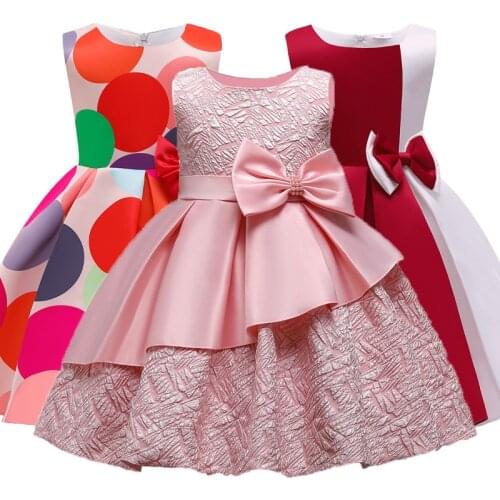 2021 Fashion Girl Dress Elegant Tutu Princess Dress Kids Formal Dresses For Girls Costume Party Wedding Dress Party 3-10 Age