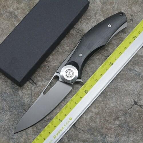3 Color Dark Factory Outlet Outdoor Tool Pocket Knife D2+G10 Bearing High Hardness Folding Blade Boutique Outdoor EDC Tool