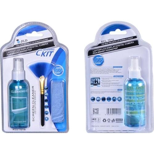3 Pcs/Set Screen Cleaner Solution for Laptop/Phone/ iPad/Eyeglass /Household Appliances Cleaner Includes Spray + Brush + Cleanin