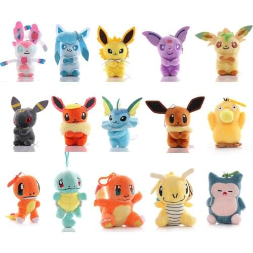 17 Styles Pokemon Eevee Jolteon Glaceon Espeon Vaporeon Flareon Umbreon Sylveon Leafeon Snorlax Plush Toys Dolls Gifts for Kids