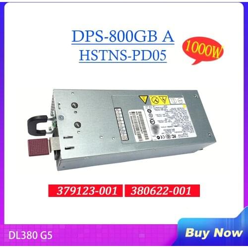 Server Power Supply For HP DL380G5 DPS-800GB A HSTNS-PD05 379123-001 380622-001 399771-001 403781-001 1000W Fully Tested