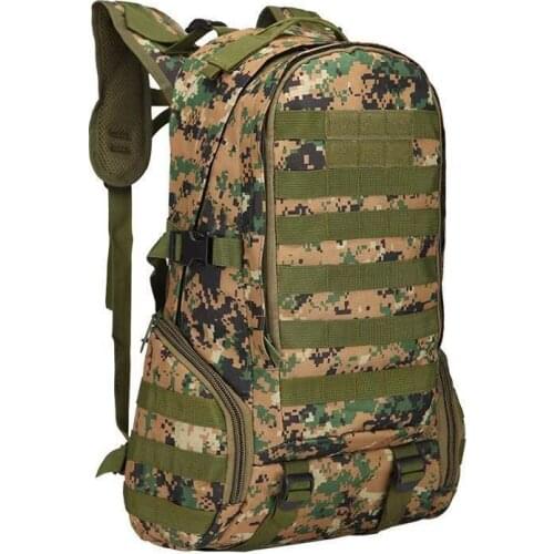 Large 35L Military Tactical Bag Army Waterproof Molle Backpack Outdoor Hiking Camping Rucksack Pack Camouflage Hunting Bag Bolsa