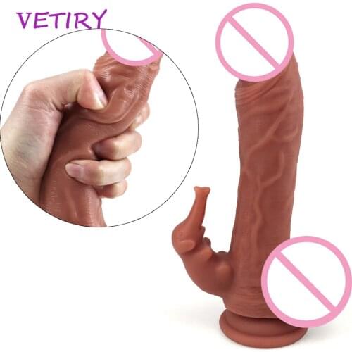 Skin Feeling Big Silicone Dildo Sex Toys For Woman Realistic Penis With Suction Cup G Spot Vagina Stimulator Female Masturbation