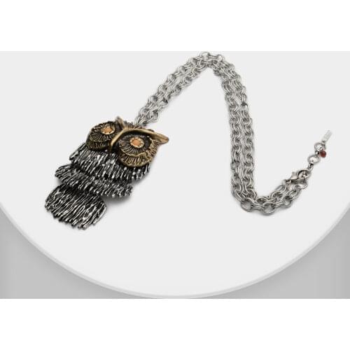 Amorita boutique Exquisite owl pendant necklaces
