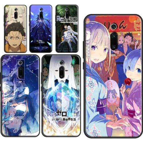 Re Zero Season 2 Case For Xiaomi Mi 10 Pro 9T 9 A3 Mi Note 10 Pro Lite Case For POCO X3 F2 Pro F1 Cover