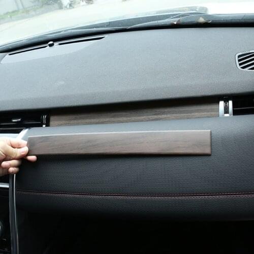 For Land Rover Discovery Sport 2020 Car Interior ABS Oak Grain Car Dashboard Decorative Panel Cover Trim Car Accessories