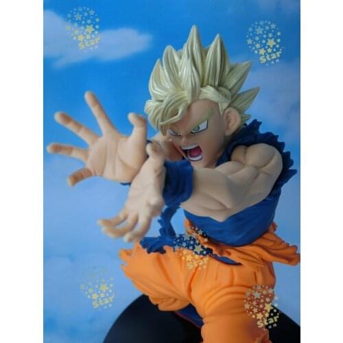 BANDAI Dragon Ball Action Figure Budokai Supersaison Goku Shock Wave Scenery Model Decoration Toy