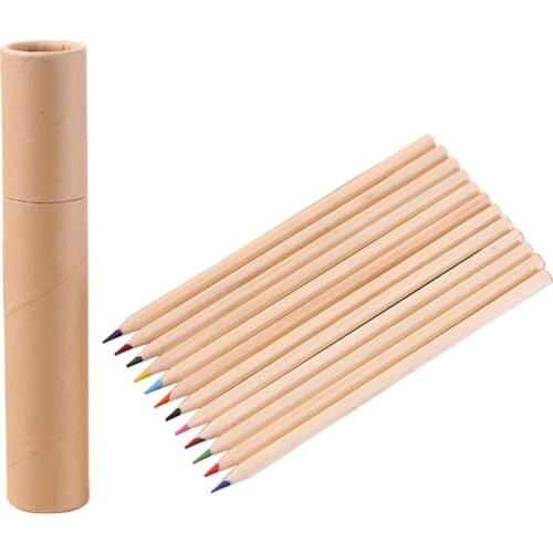 12 Color Pencil Oil Watercolor Drawing Set Student Artist Painting Drawing Pencils Pen School Office Stationery for Kids Gifts