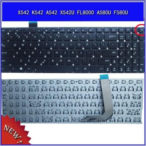 Laptop Keyboard For ASUS X542 K542 A542 X542U FL8000 A580U F580U Notebook Replace Keyboard