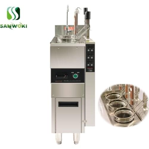 Commercial Professional 30L Electric Standing Auto Lift-up Noodle Cooker with 3 Baskets Automatic basket lift Pasta Cooker