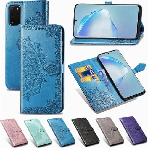 For Samsung Galaxy S20 Ultra S10 S8 S9 Plus S10E S6 S7 Note 8 9 10 Pro Datura Leather Wallet Flip Case J3 J5 J7 2017 J4 J6 Cover